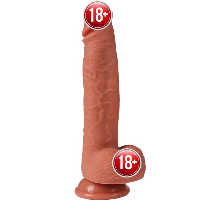 Shequ Dildo Series Leo 23 cm Natural Doku Realistik Penis SQ-WBD10033