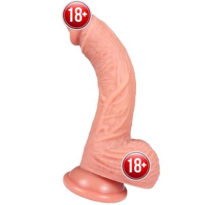 Shequ Dildo Series Natural Doku Deans Kıkırdak Katmanlı Realistik Penis SQ-WBD10007