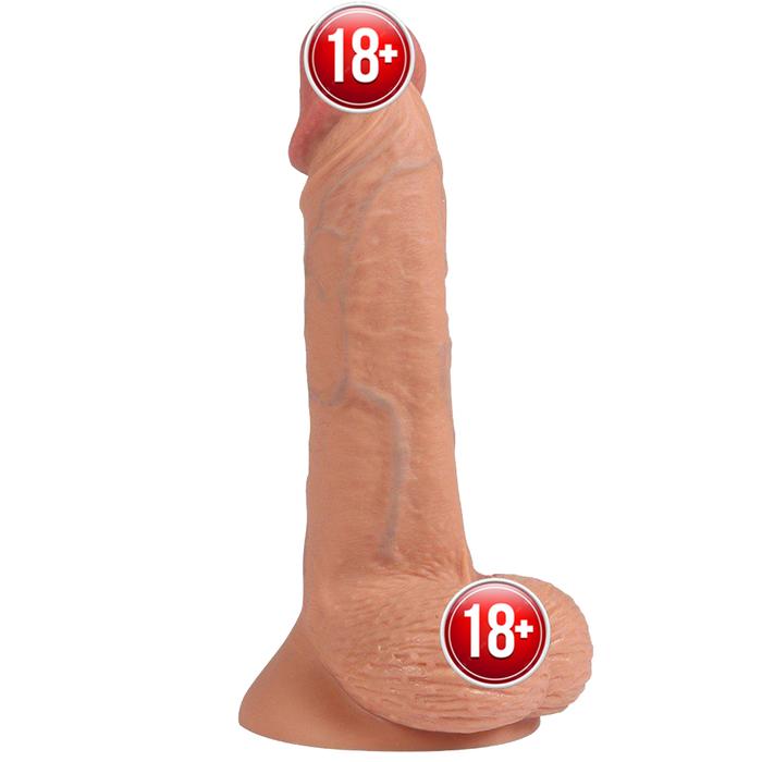 Shequ Dildo Series Tyler Blue Vein Çift Katmanlı Realistik Penis SQ-WBC10028