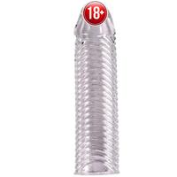 Shequ Dylan Penis Sleeve Silikon Şeffaf Penis Kılıfı SQ-ML10010