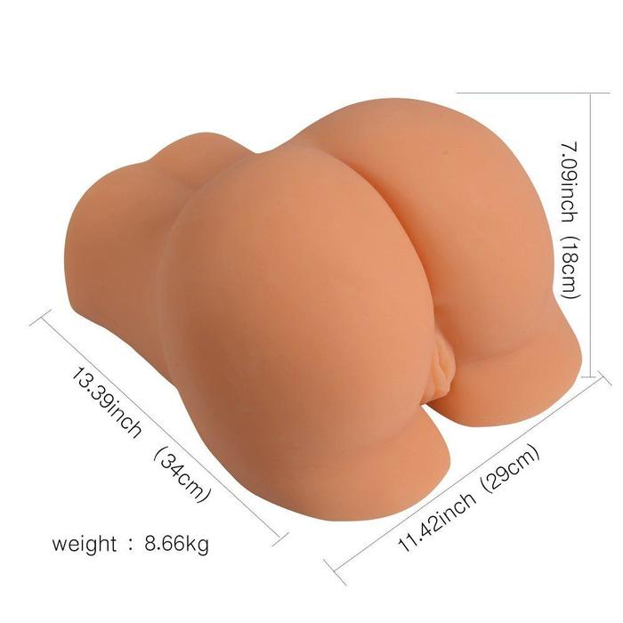 Shequ Janice Realistic Pussy Titreşimli Realistik Kalça ve Jel