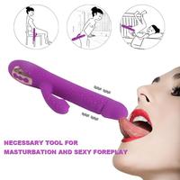 Shequ Leif Thrusting İleri Geri Şarjlı Rabbit Vibratör SQ-V10092