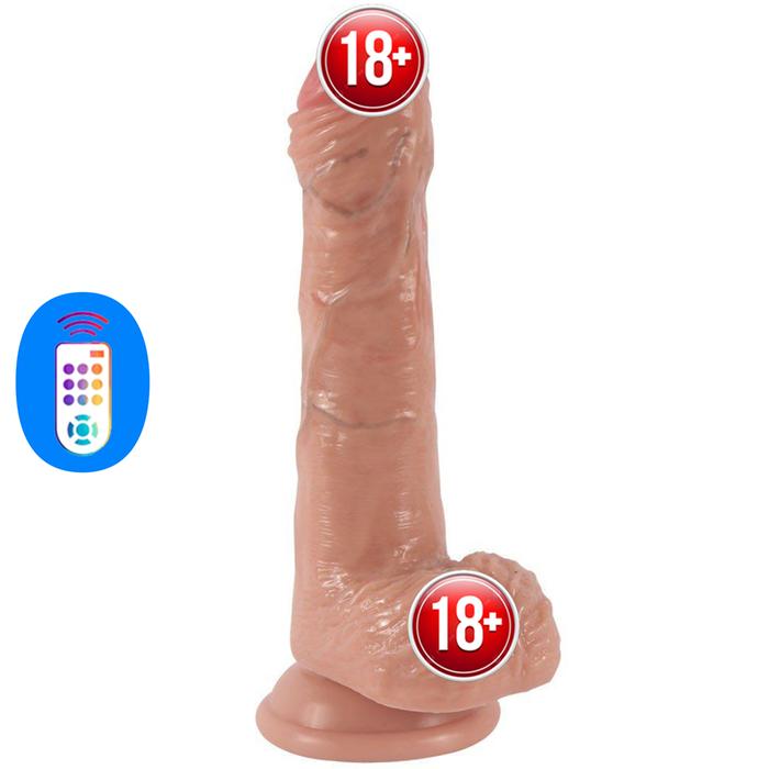 Shequ Marshall Thrusting Dildo 8'' İleri Geri Hareketli Penis SQ-WBD10141-V