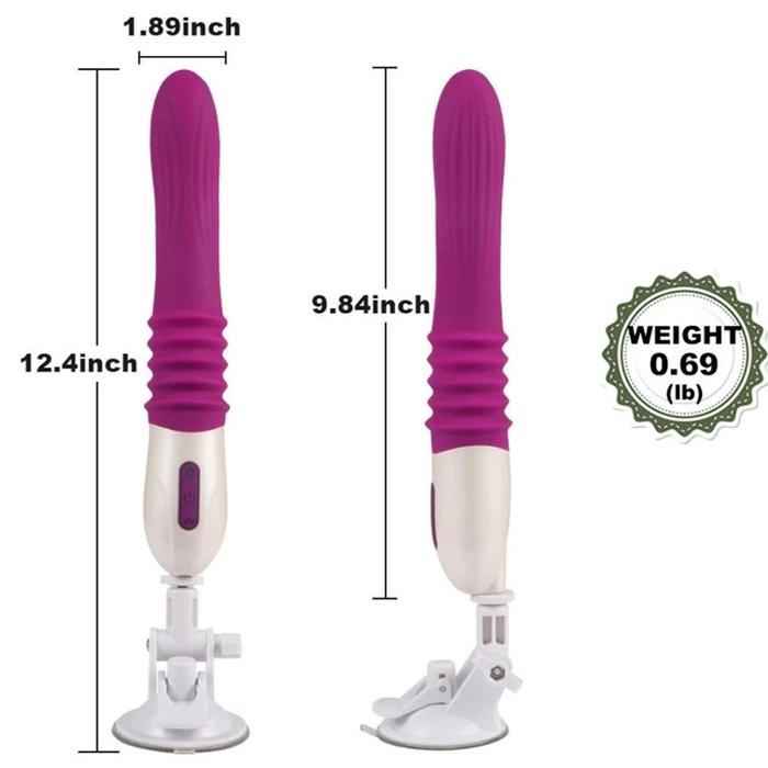 Shequ Mason 7 Mod Thrusting Vibe Sabitlenebilir İleri Geri Hareketli Vibratör