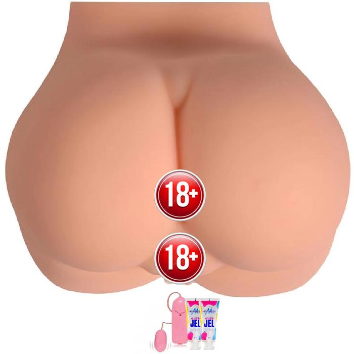 Shequ Morias Buble Butt Pussy Titreşimli Realistik Kalça ve Jel