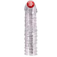 Shequ Noel Penis Sleeve Silikon Şeffaf Penis Kılıfı SQ-ML10012