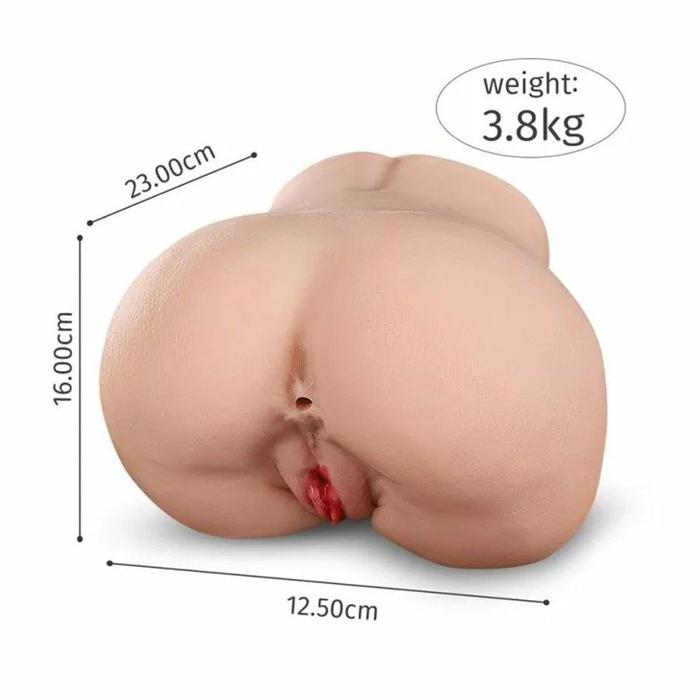Shequ Olga Ass Hip Vibration Realistik Kalça Masturbator ve Jel