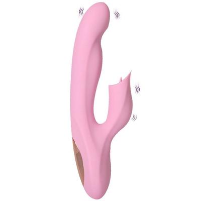 Shequ Pearly Pink Dil Hareketli G-Noktası Stimülasyon Vibratör SQ-V10104