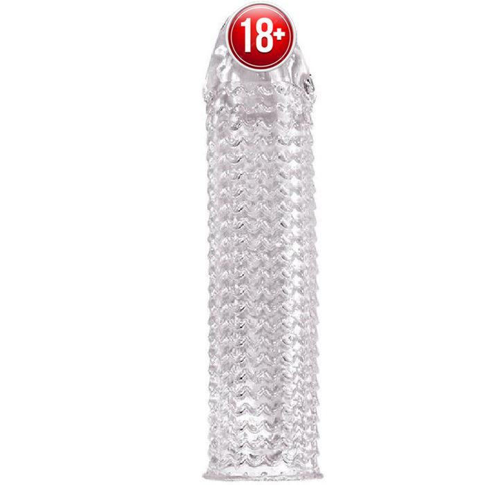 Shequ Phil Penis Sleeve Silikon Şeffaf Penis Kılıfı SQ-ML10011