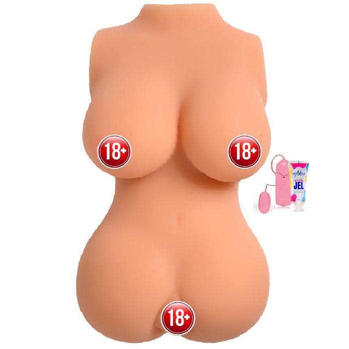 Shequ Sexy Lina Natural Doku Realistik Vücut Masturbator ve Kayganlaştırıcı Jel