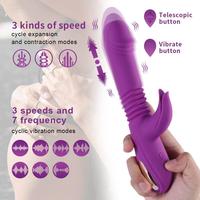 Shequ Wythe İleri Geri ve Klitoral Dil Hareketli Rabbit Vibratör SQ-V10113