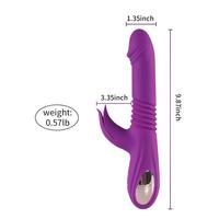 Shequ Wythe İleri Geri ve Klitoral Dil Hareketli Rabbit Vibratör SQ-V10113