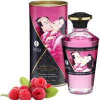 Shunga Aphrodisiac Warming Oil Raspberry 100 ml Istımalı Masaj Yağı