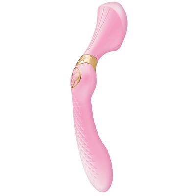 Shunga Zoa İntimate Massager Masaj Wand Vibrator-Rose