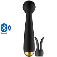 Svakom Emma Neo Interactive App Enabled Warming Wand Vibrator With Rabbit Ears