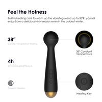 Svakom Emma Neo Interactive App Enabled Warming Wand Vibrator With Rabbit Ears
