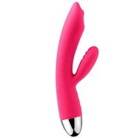 Svakom Trysta Dual-Motor Targeted Rolling-Bead Rabbit Vibrator Pink