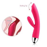 Svakom Trysta Dual-Motor Targeted Rolling-Bead Rabbit Vibrator Pink