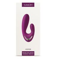 Svakom Vesper Strong Dual Motor Warming Vibrator