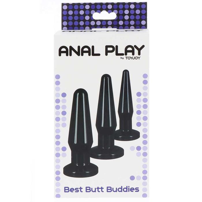 ToyJoy Anal Play Best Buddies Black Anal Alıştırıcı Set