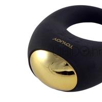 ToyJoy Luz Eclipse Vibrating Cock Ring Black  Titreşimli Penis Halkası