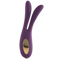 ToyJoy Luz Flare Purple Çift Stimülasyon Vibratör