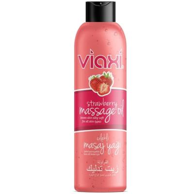 Viaxi Strawberry Massage Oil Çilek Aromalı Masaj Yağı 177 ml.