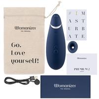 Womanizer Premium 2 Clitoral Sucking Massager Emiş Vibratör-Blueberry