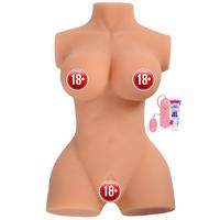 Xise Busty Lady Silicone Body Slut Vibration Realistik Vücut Masturbator XS-MA30003