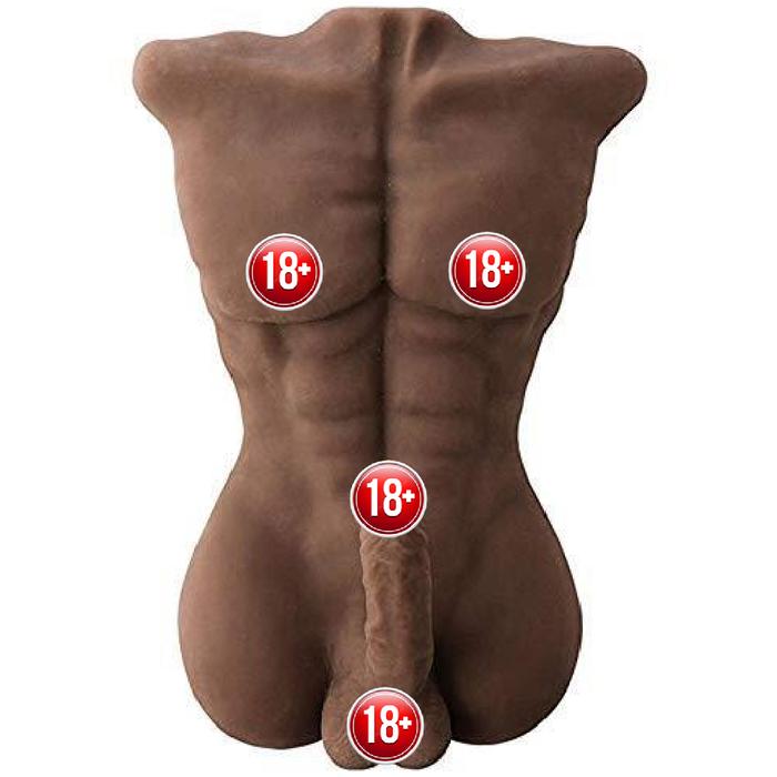 Xise Daniel Yarım Vücut Realistik Penisli Erkek Masturbator Melez XS-MA30008