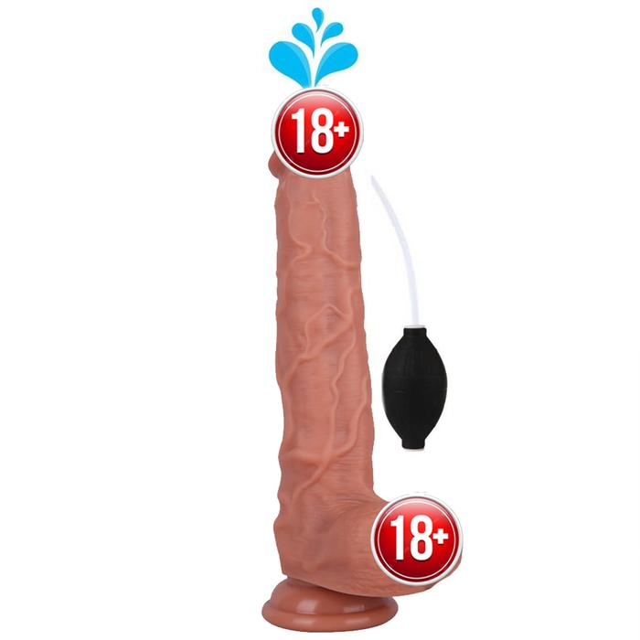 Xise Dildo Series Shoufei Squirting With Balls Boşalabilir Penis XS-WBC10050-İNF