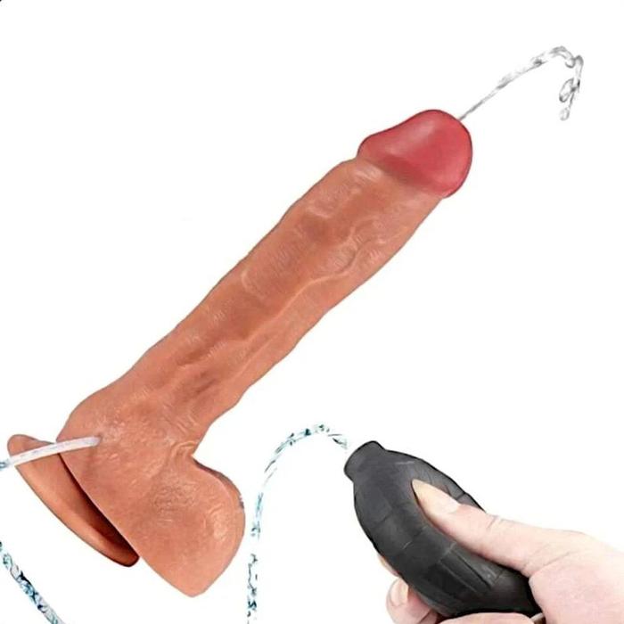 Xise Dildo Series Shoufei Squirting With Balls Boşalabilir Penis XS-WBC10050-İNF