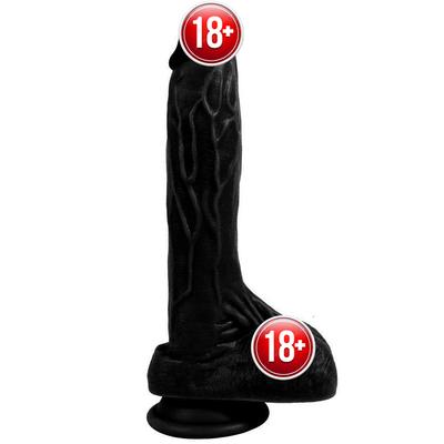 Xise Dildo Series Dragon Black 21 cm Realistik Penis XS-WBC10007