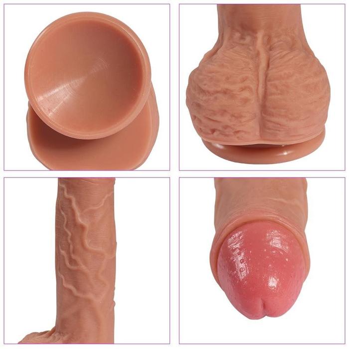 Xise Dildo Series Mlscle Flexible 20 cm Realistik Penis XS-WBC100101