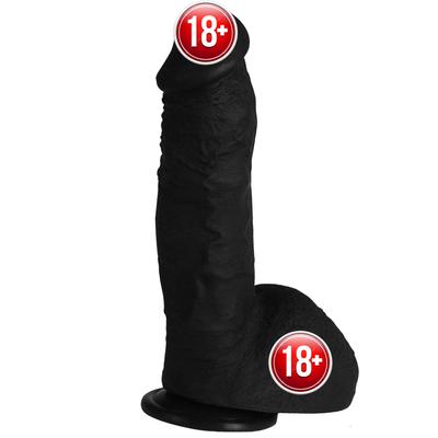 Xise Dildo Series Neptune Black Natural Doku Realistik Penis XS-WBB10052