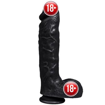 Xise Dildo Series Spartacus Black 24 cm Realistik Penis XS-WBC10003