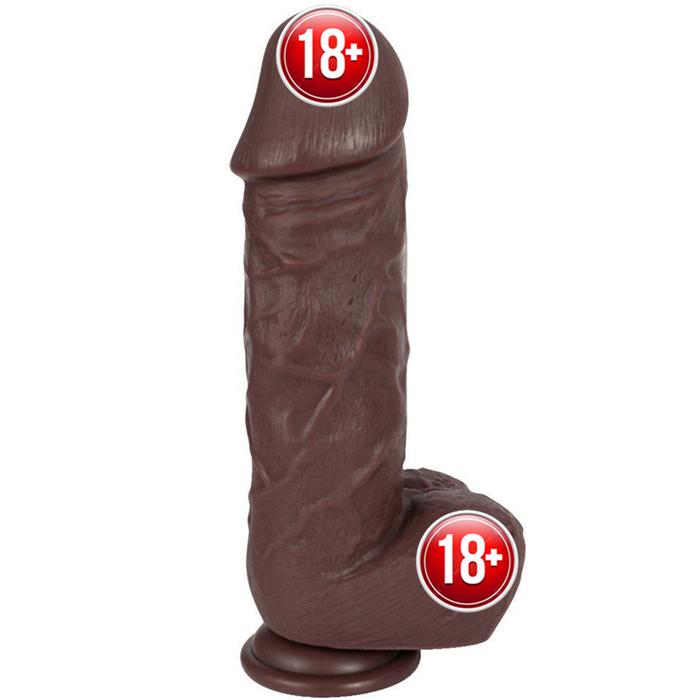 Xise Dildo Series X-Men Brown Flexible Realistik Penis XS-WBC10011