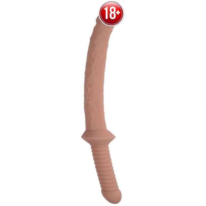 Xise Dildo Small Sword Double Çift Taraflı Realistik Penis 31.5 cm XS-WBC10058