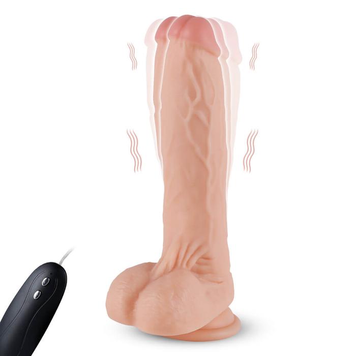Xise Holy Dragon Vibrating Dildo 20.5 cm Titreşimli Realistik Penis XS-WBC10007-V