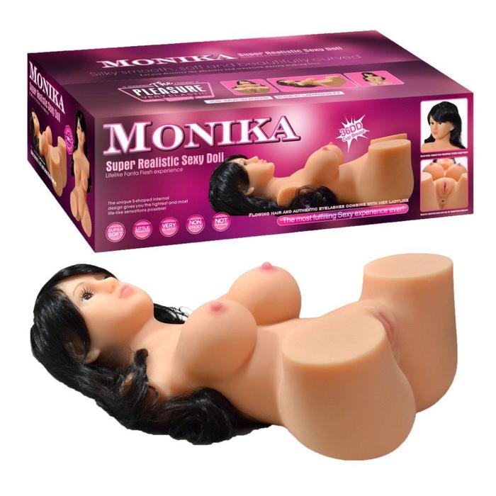Xise Monica Full Realistik Yarım Vücut Manken Titreşimli Masturbator