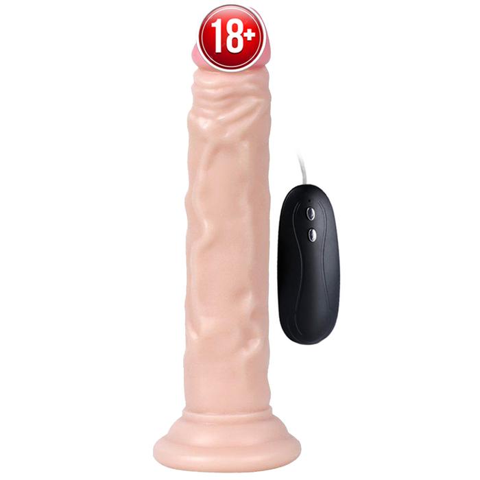 Xise Vibrating Dildo Naturo 18.5 cm Titreşimli Realistik Penis XS-WBC10024