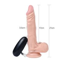 Xise Yuan Vibrating Dildo 21 cm Titreşimli Realistik Penis XS-WBC10030-V
