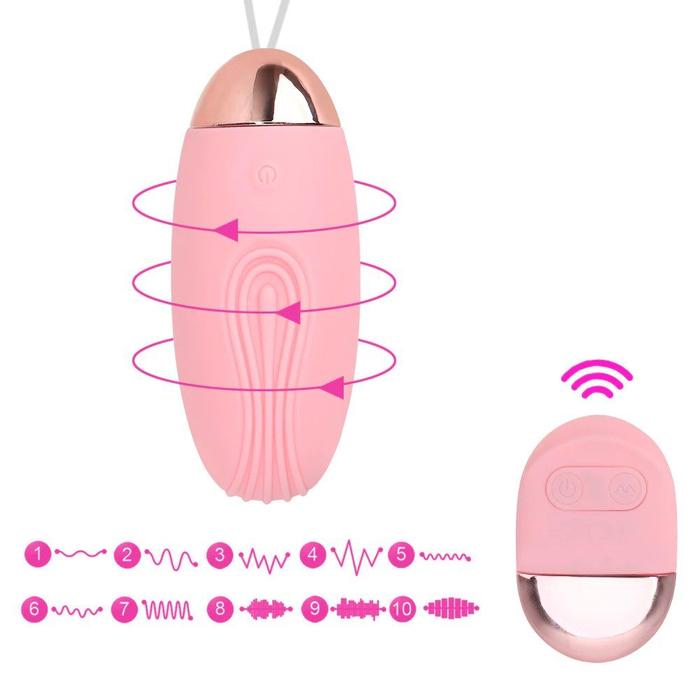 Erox 10 Mode Vibration Giyilebilir Uzaktan Kumandalı Vibratör-Pink