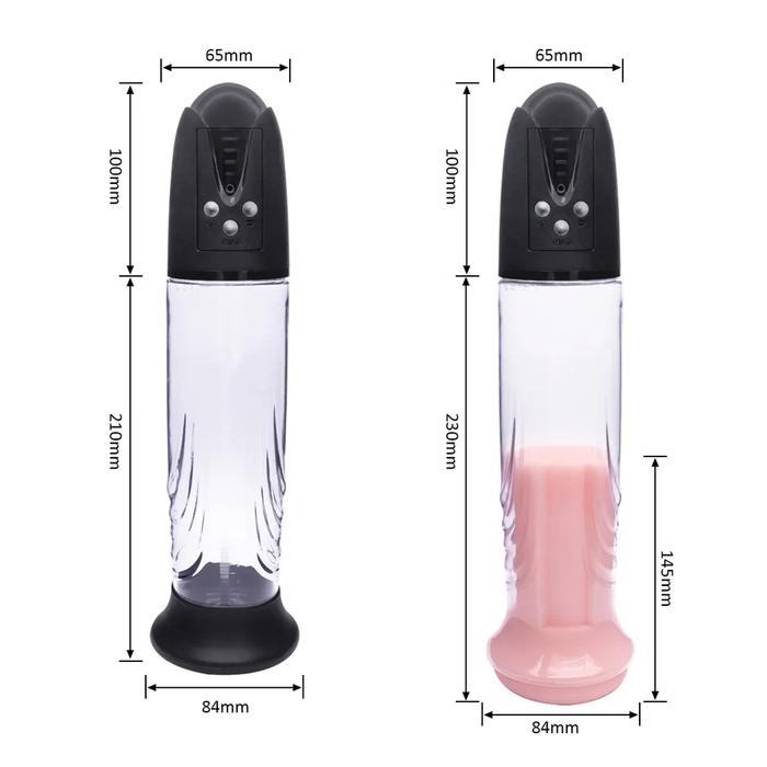 Canwin Think Bigger Suck Vacuum Vajina Başlık Otomatik Penis Pompası