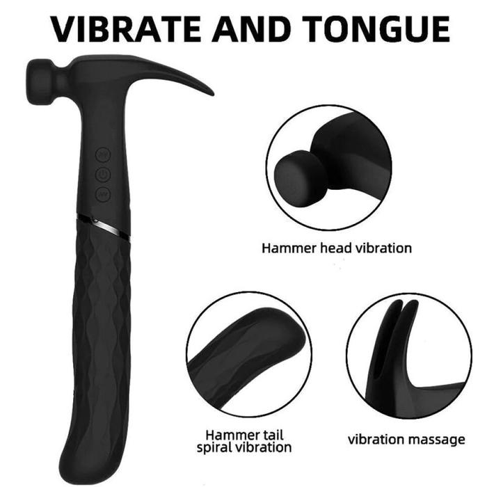 Erox Hammer Love Black Ultra Güçlü Çekiç Vibratör