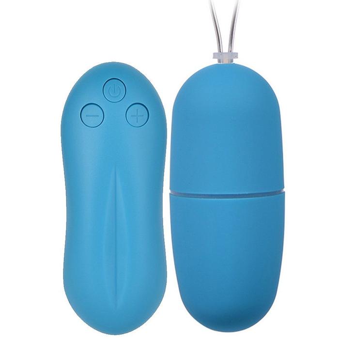 Erox 10 Mode Remote Control Vibration Giyilebilir Vibratör-Blue