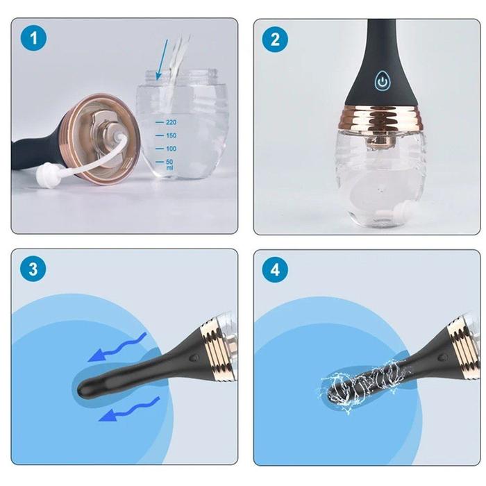 Erox Blowing Electric Enemator Bulb Otomatik Anal Pompa