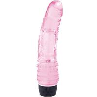 Erox Dildo Vibes Multispeed Vibrator Pink Titreşimli Penis