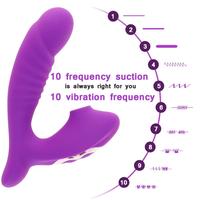Erox Emiş Güçlü ve G-Stimulant 10 Mod Vibrator-Purple