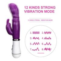 Erox G-Stimulant 12 Mod Klitoris Uyarıcı Rabbitli Vibratör-Purple